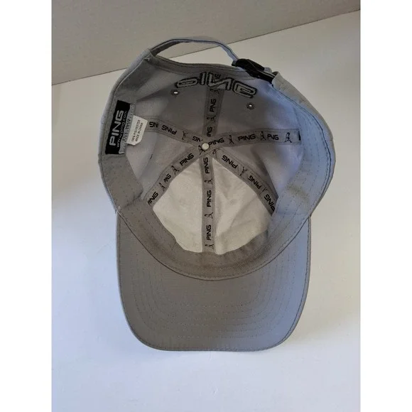 Ping G30 Unisex Adult  Gray & Black Adjustable Golf Embroidered Hat 100% Polyest - Picture 6 of 7